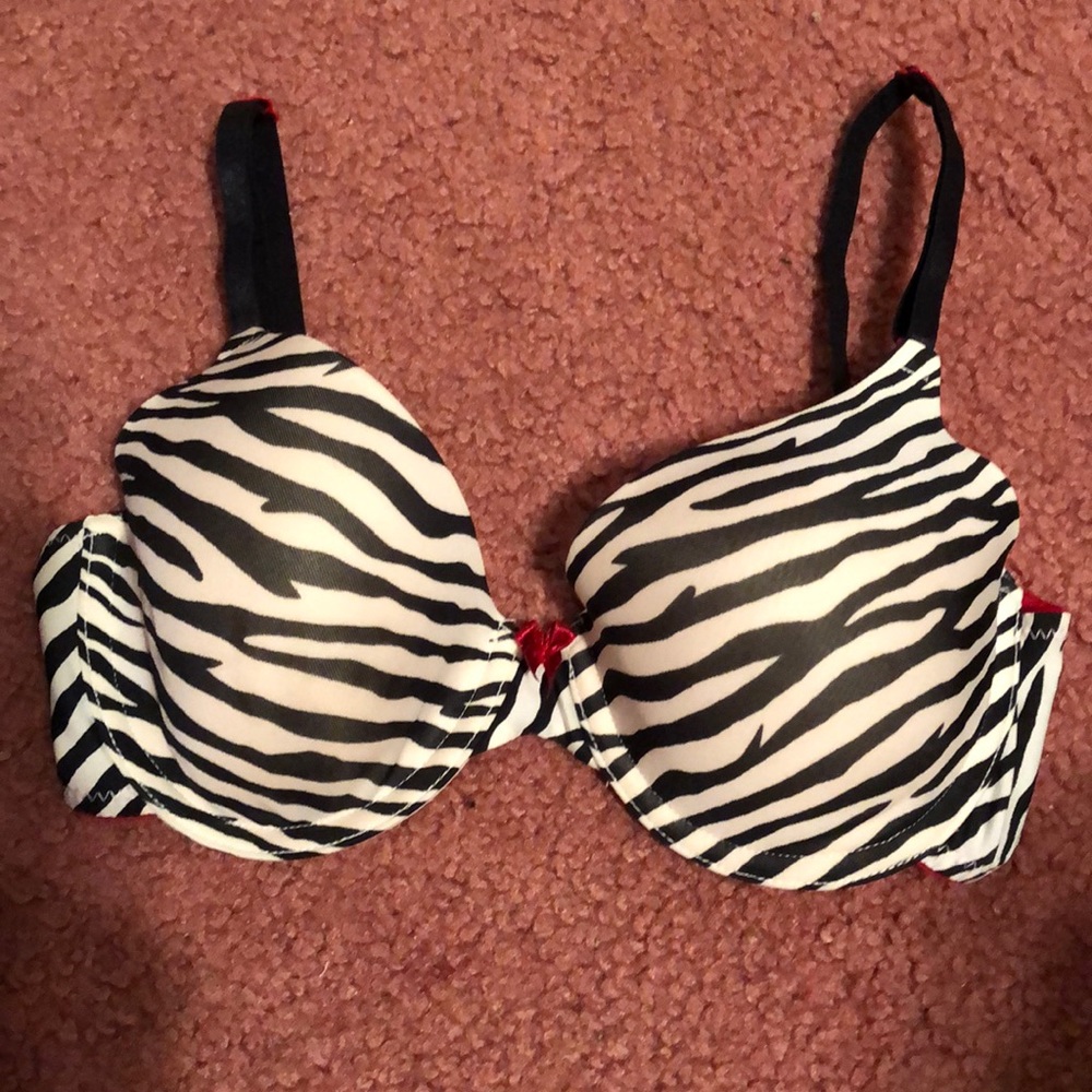 Self Expressions Zebra style Bra